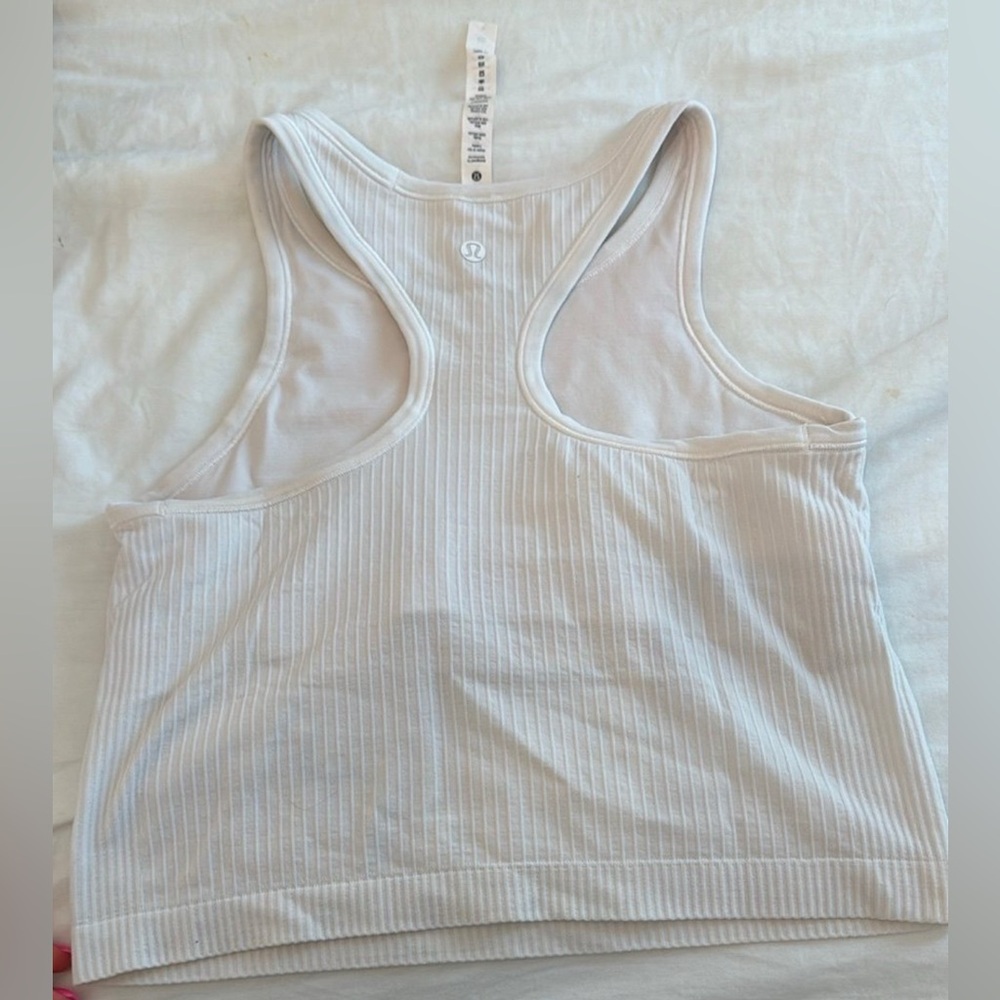 SOLD- Lululemon Ebb to Street Cropped Tank - Picture 2 of 3